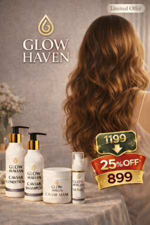 GlowHaven Hair Care Bundle – 4-in-1 Caviar Treatment Set